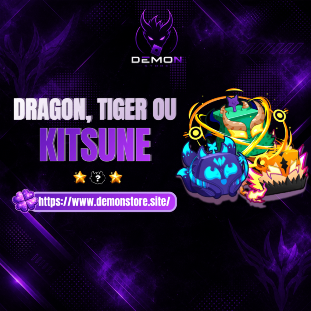 🦊🐯🐲 KITSUNE, TIGER OU DRAGON NO INVENTÁRIO [🔥 Popular 🔥]