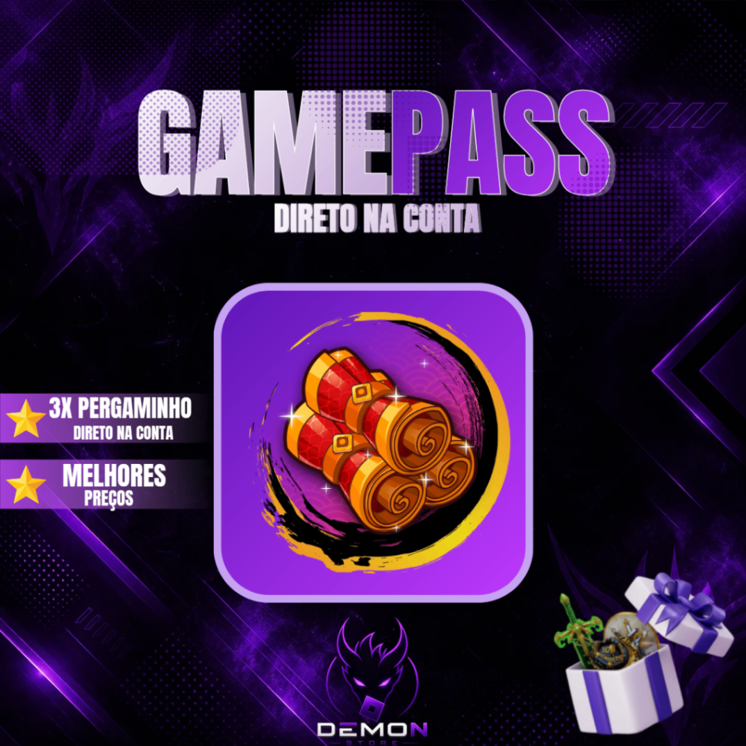 🎇 3x Pergaminhos Míticos [1.500 Robux]