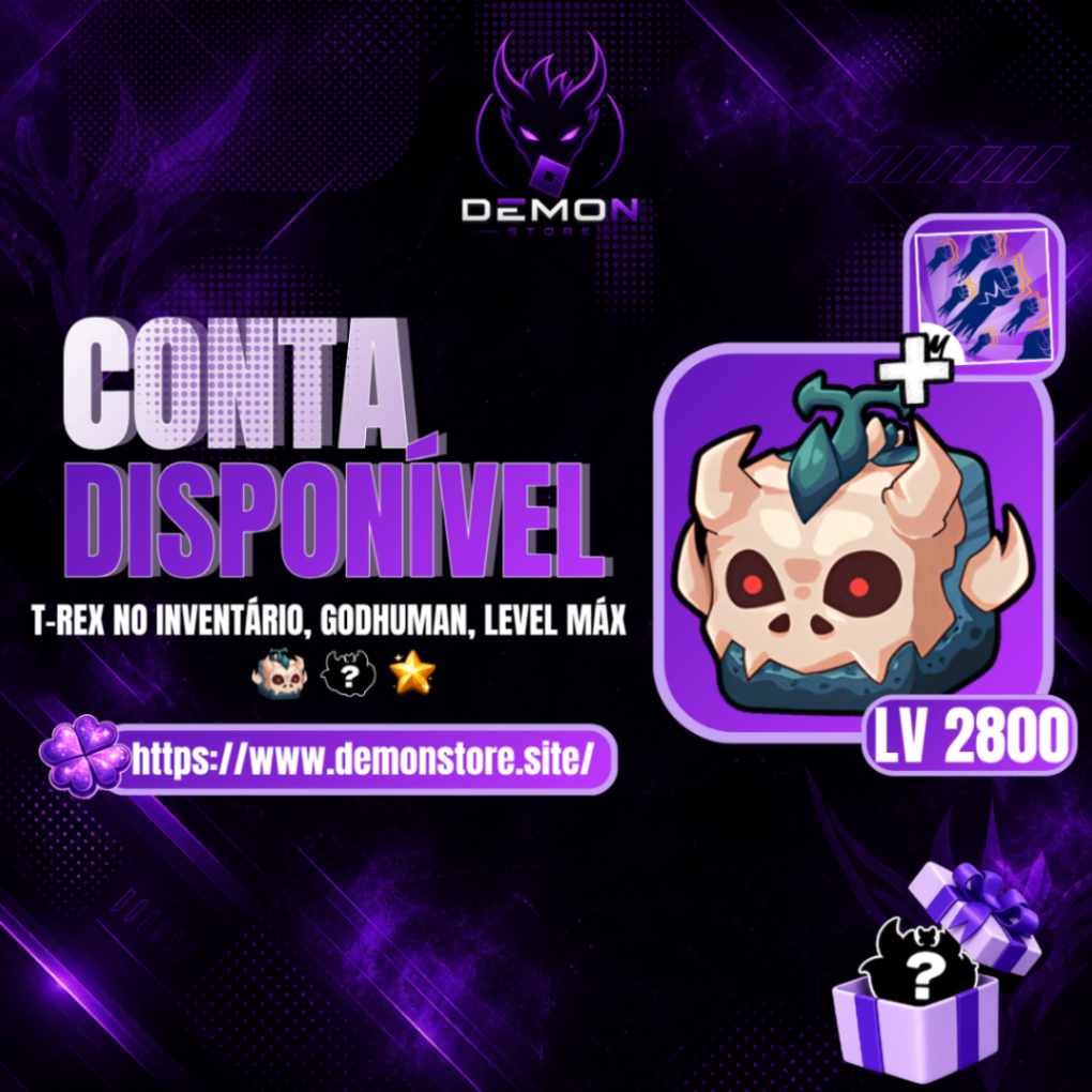 『🦖』T-REX NO INVENTÁRIO + LEVEL MÁXIMO