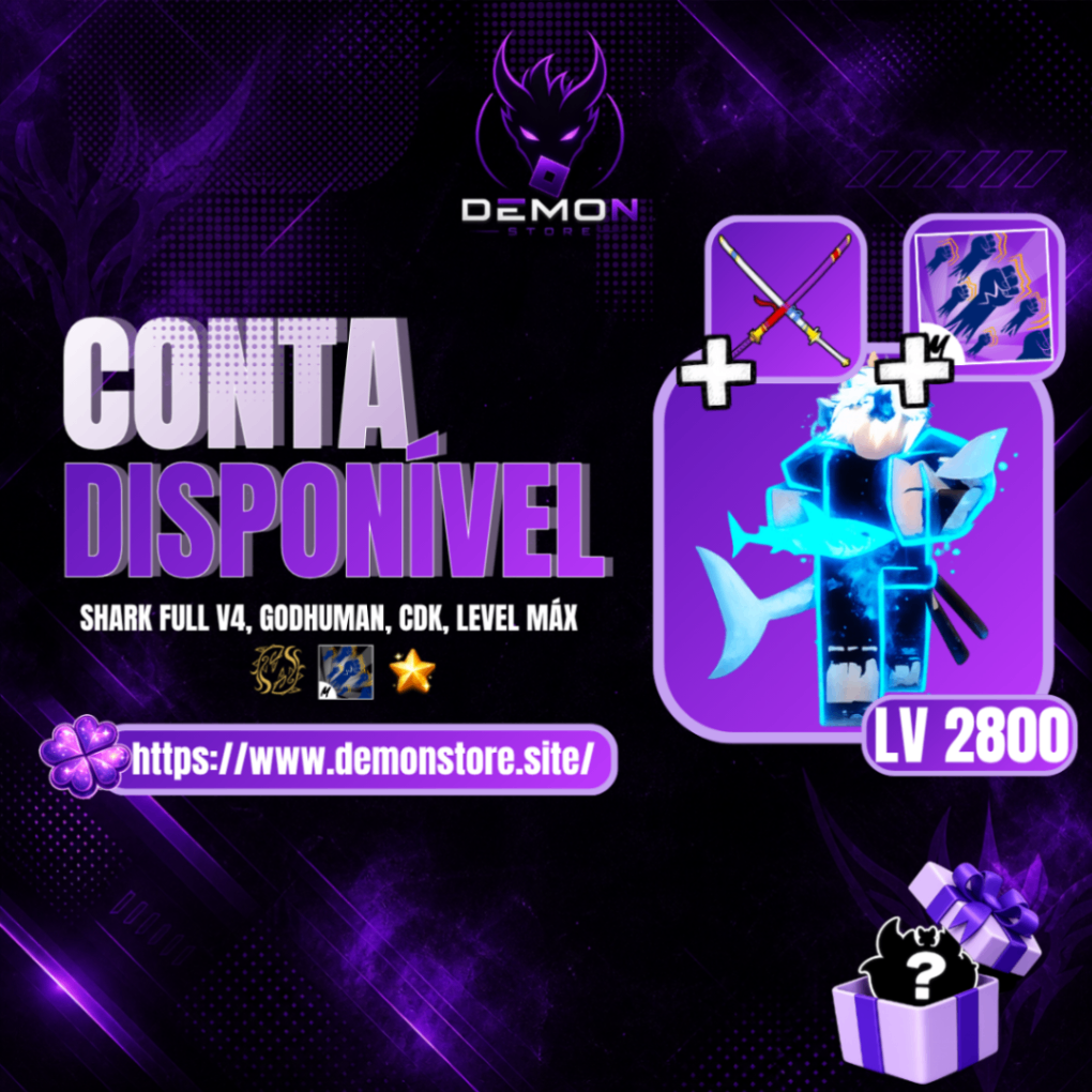 『🦈』SHARK FULL V4 + CDK + 💪 GODHUMAN + LEVEL MÁXIMO