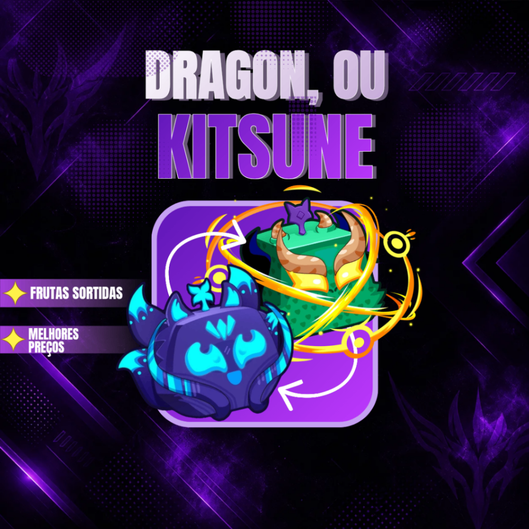 🦊🐲 DRAGON OU KITSUNE NO INVENTÁRIO [🔥 Popular 🔥]
