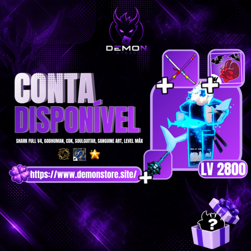 『 🦈 』 SHARK FULL V4 + SANGUINE ART + CDK +💪 GODHUMAN + LEVEL MÁXIMO