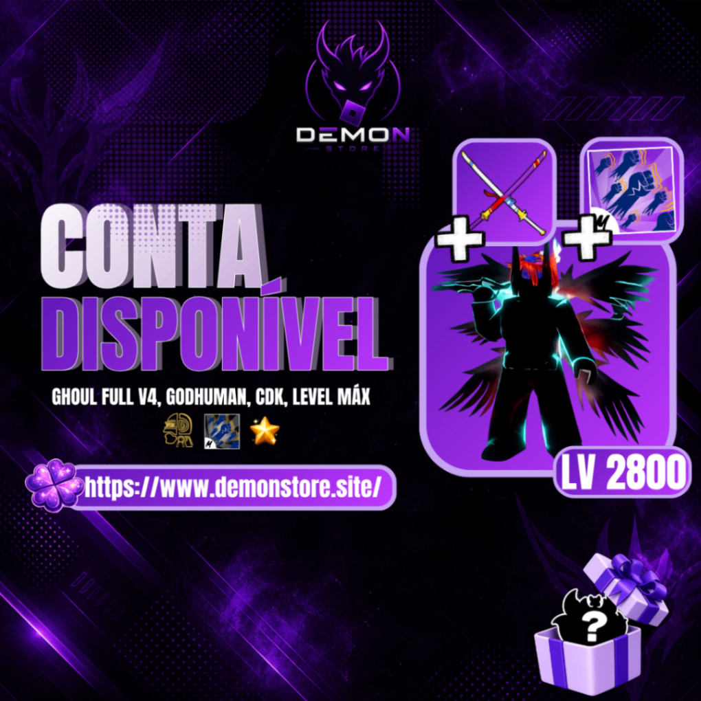 『🩸』 GHOUL FULL V4 + CDK +💪 GODHUMAN + LEVEL MÁXIMO