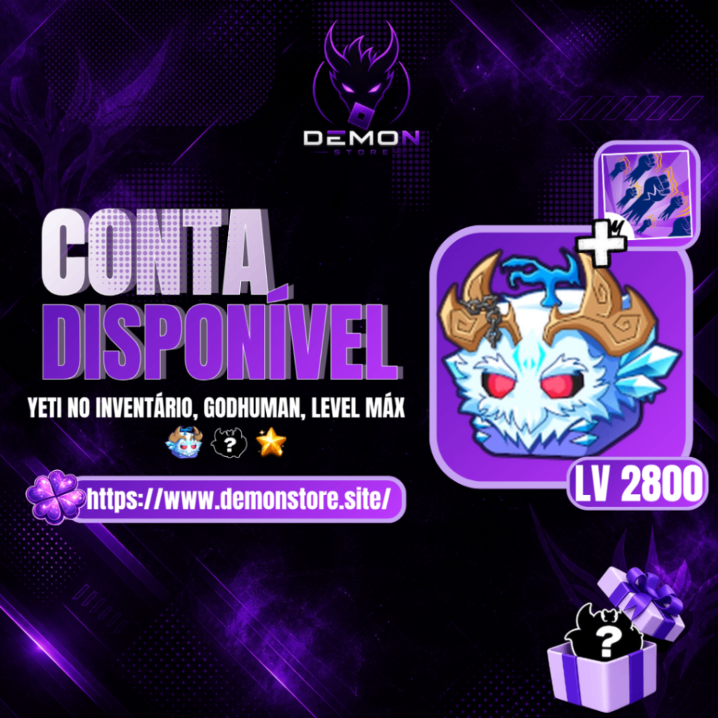 『❄️』YETI NO INVENTÁRIO + GODHUMAN + LEVEL MAΧΙΜΟ
