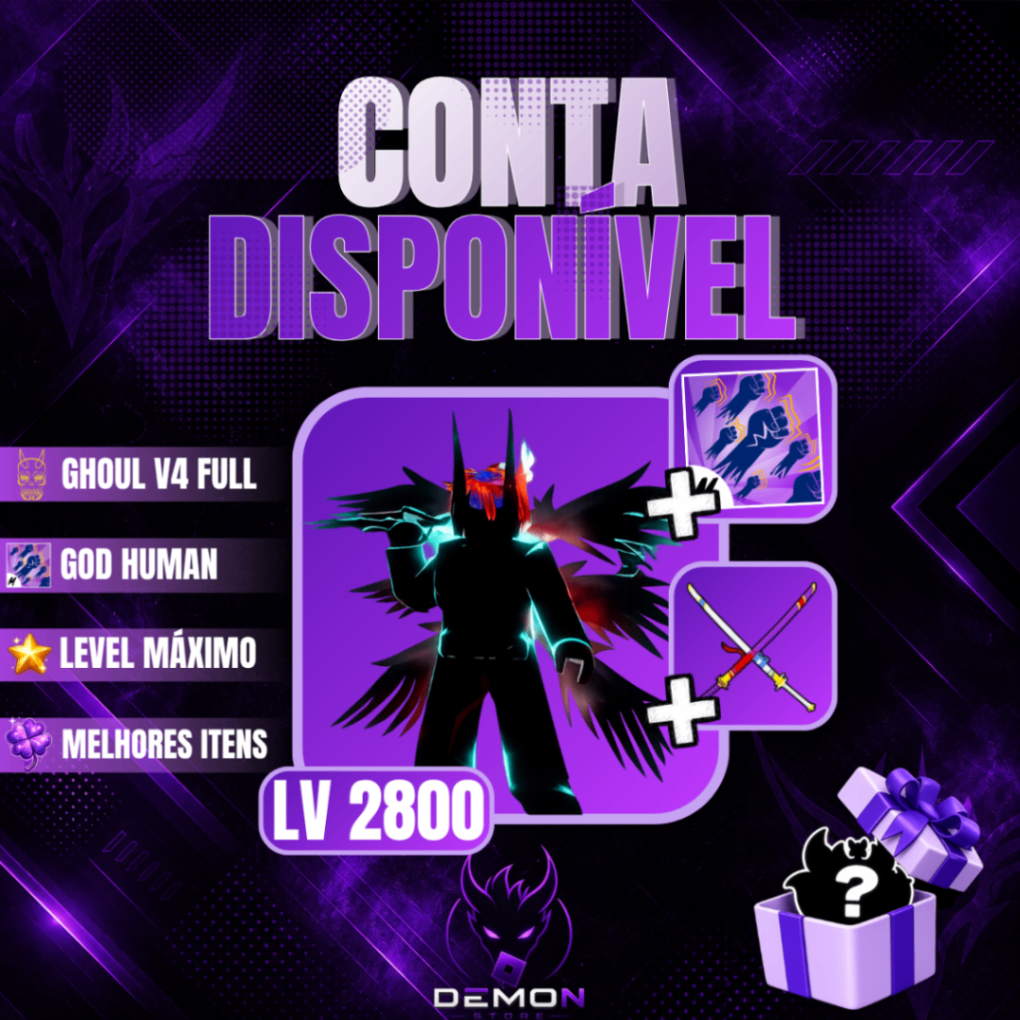 『 🩸 』 GHOUL FULL V4 + CDK +💪 GODHUMAN + LEVEL MÁXIMO
