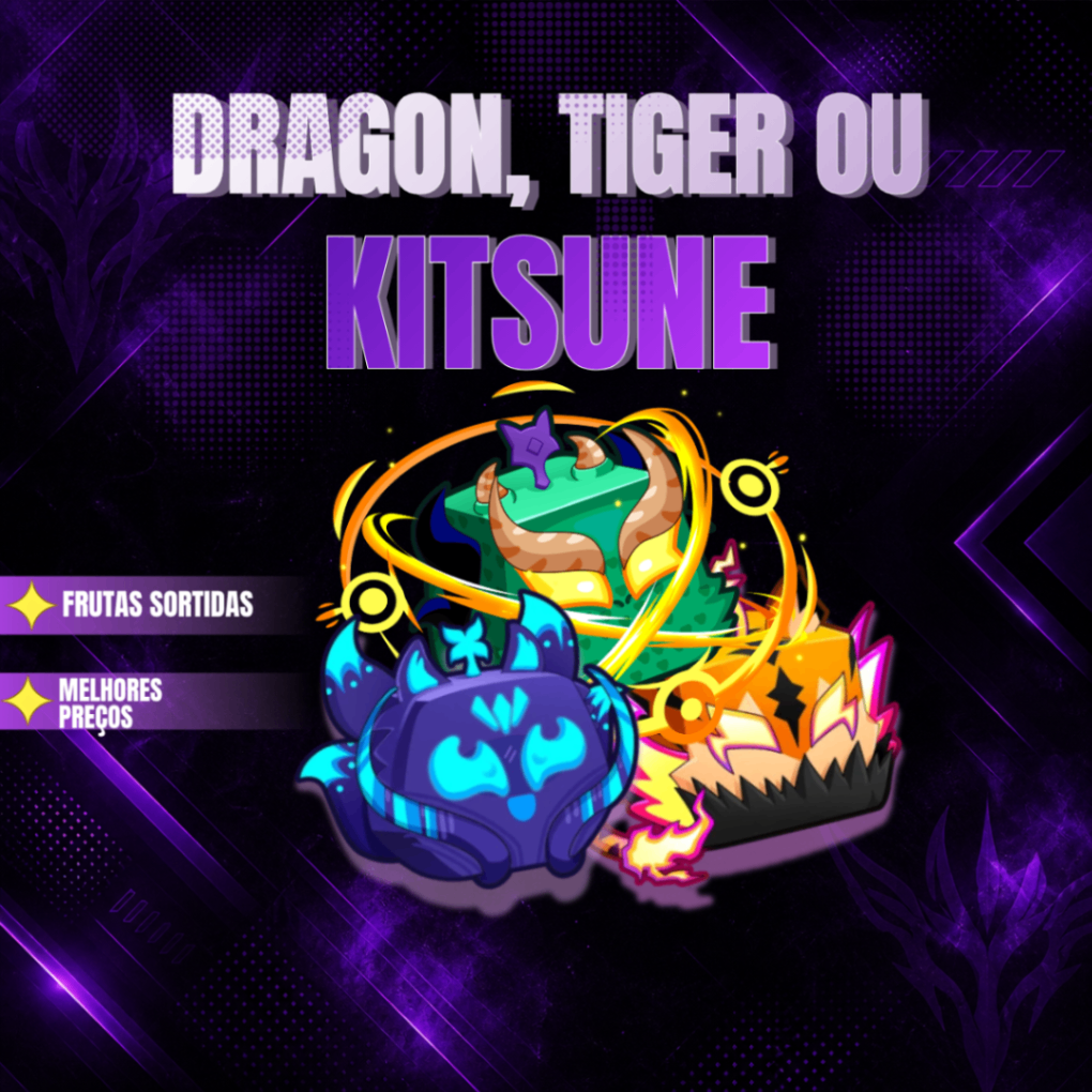 🦊🐯🐲 KITSUNE, TIGER OU DRAGON NO INVENTÁRIO [🔥 Popular 🔥]