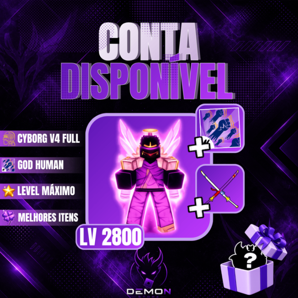 『 🤖 』CYBORG FULL V4 + SANGUINE ART + 90% CDK +💪 GODHUMAN + LEVEL MÁXIMO