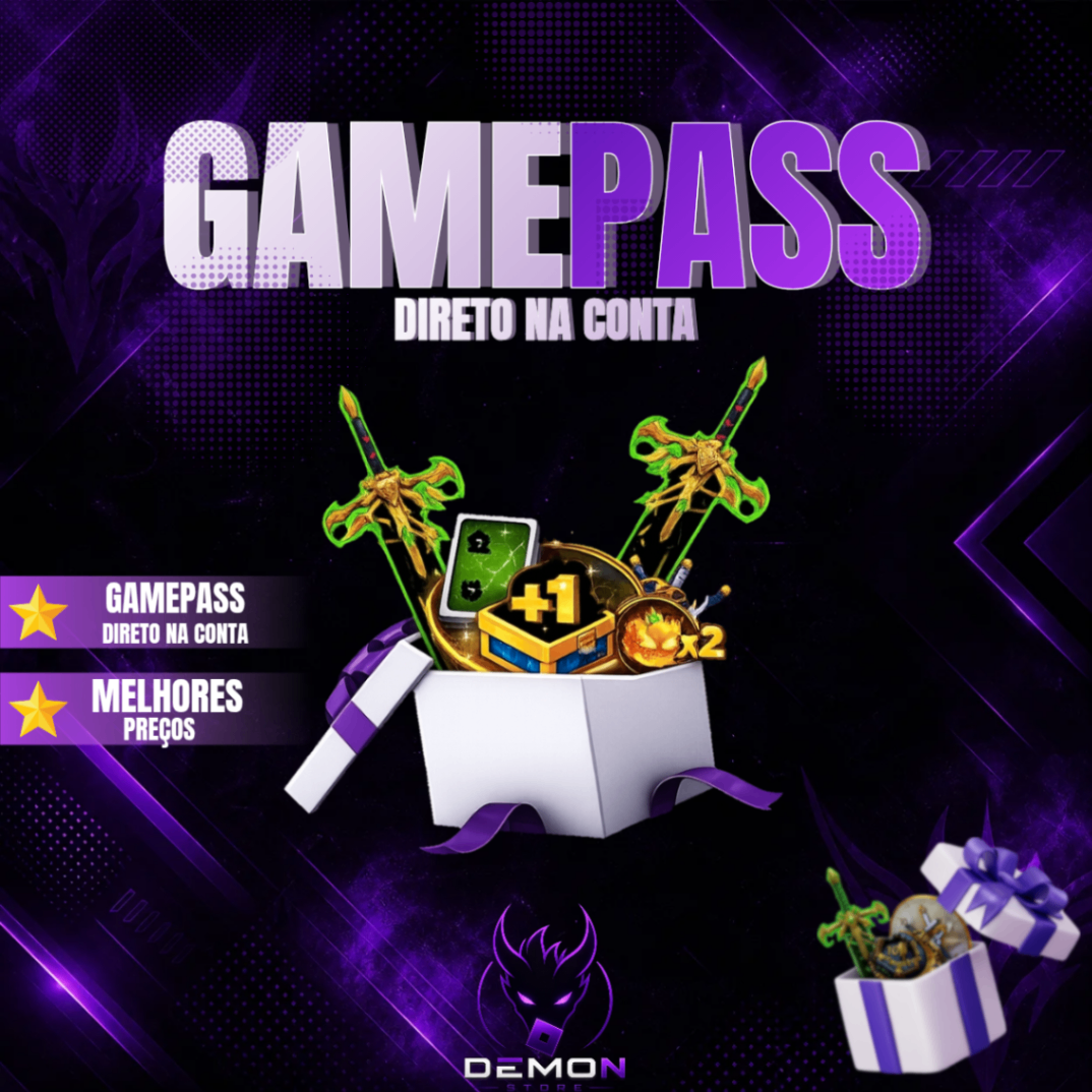 🎇Gamepass Direto na sua conta!🎇