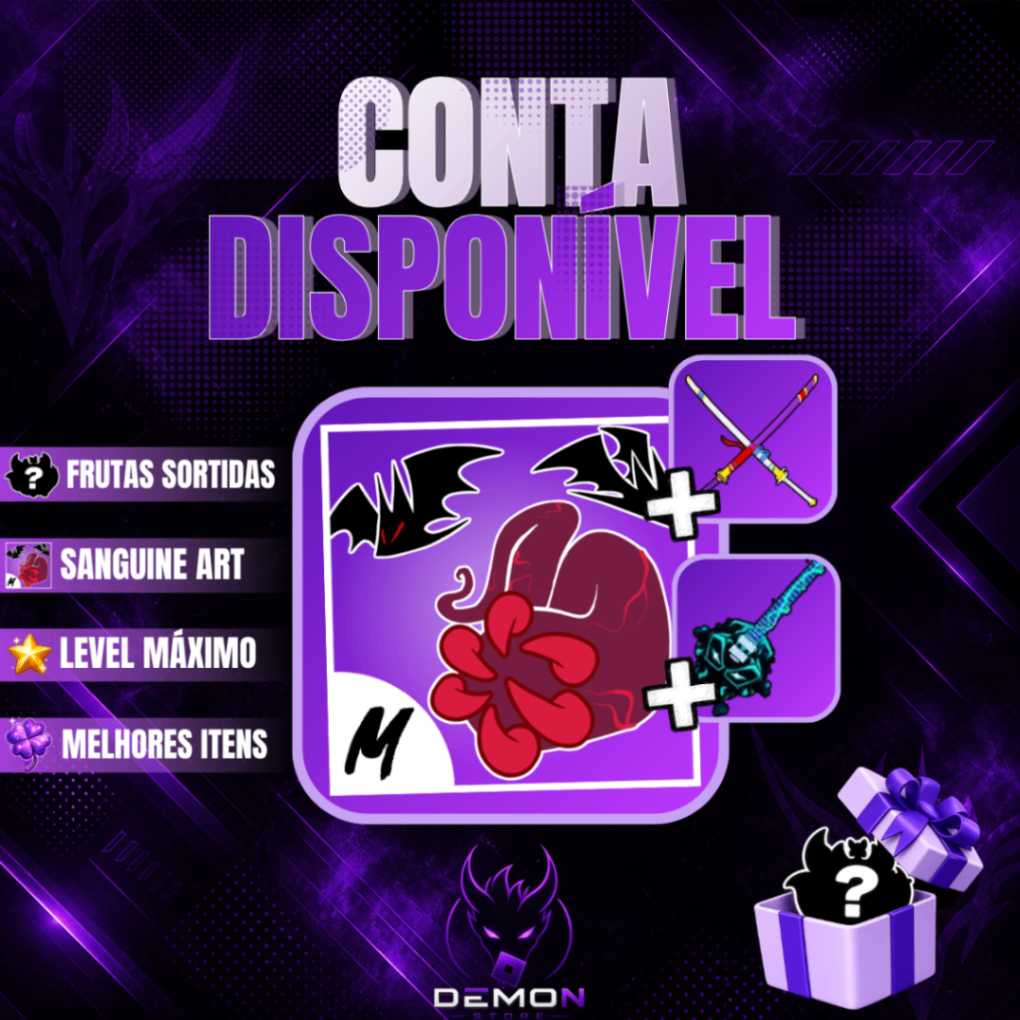 『🩸』CONTA COM SANGUINE ART + CDK + SOULGUITAR + LEVEL MÁXIMO