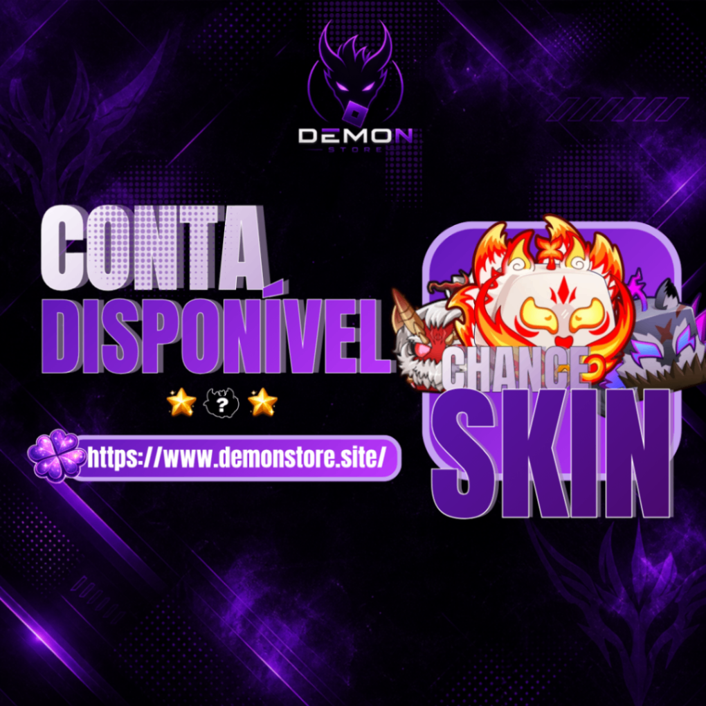 Conta com Chance de Skin RARA + Level Aleatório