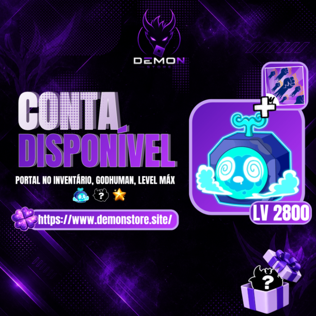 『🌌』 PORTAL NO INVENTÁRIO + GODHUMAN + LEVEL MÁXIMO
