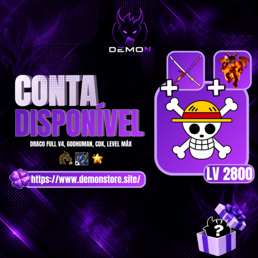 『🐲』DRACO FULL V4 + 10~30 MILHÕES DE BOUNTY + CDK + 💪 GODHUMAN + LEVEL MÁXIMO