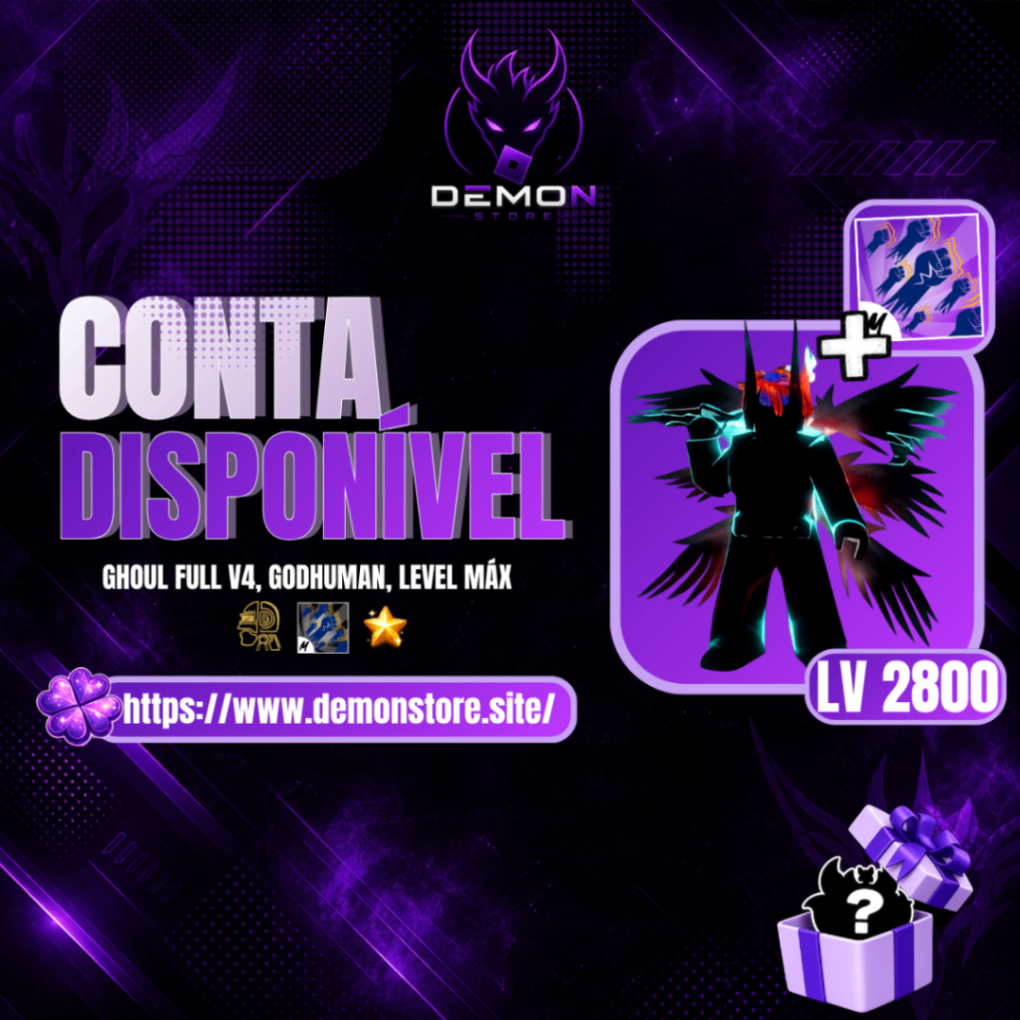 『🩸』 GHOUL FULL V4 + 💪 GODHUMAN + LEVEL MÁXIMO