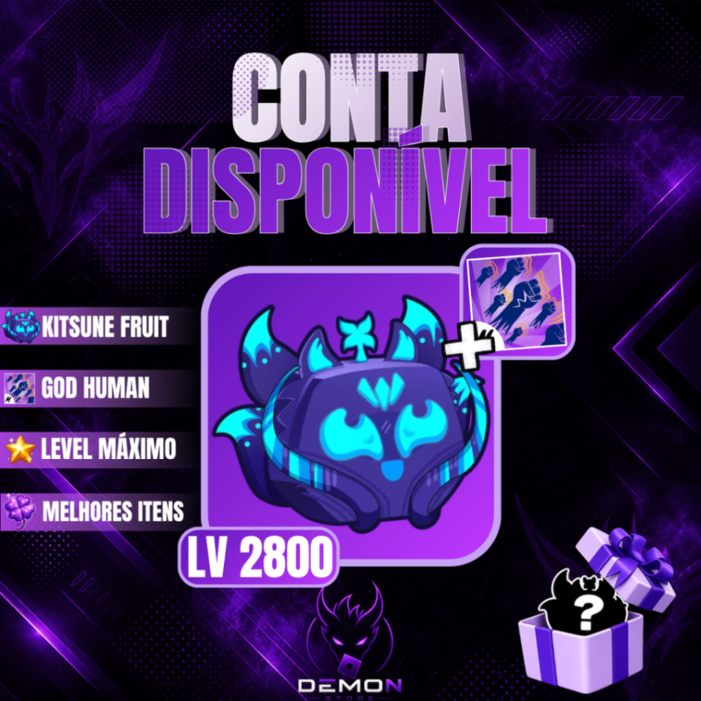 『🦊』KITSUNE INGERIDA + 90% GODHUMAN + LEVEL ALEÁTORIO