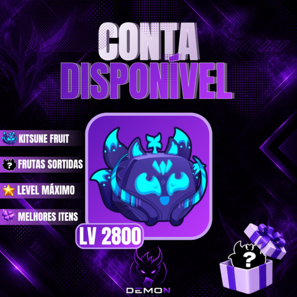 『 🦊 』 KITSUNE NO INVENTÁRIO + LEVEL MÁXIMO