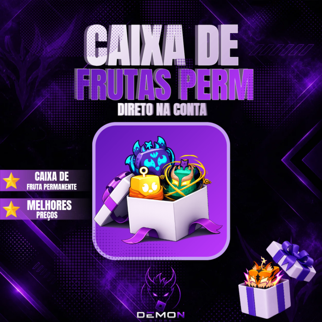 CAIXA DE FRUTAS PERMANENTES