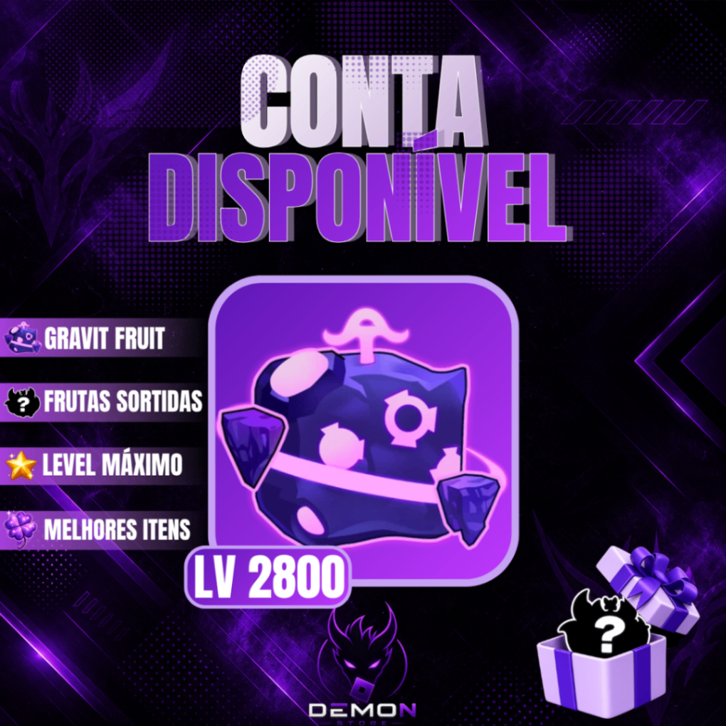 『☄️』GRAVITY NO INVENTÁRIO + LEVEL MÁXIMO