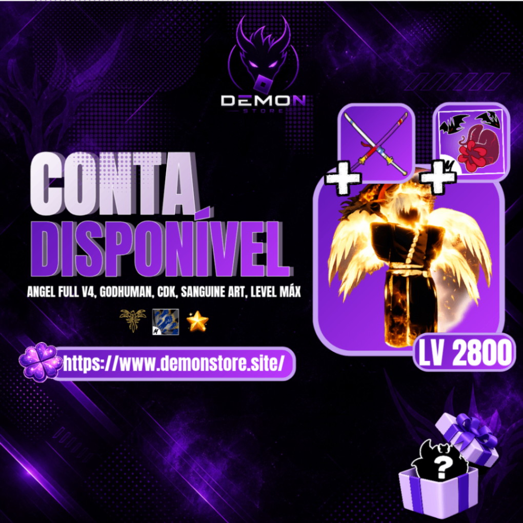『 👼 』ANGEL FULL V4 + SANGUINE ART + CDK +💪 GODHUMAN + LEVEL MÁXIMO