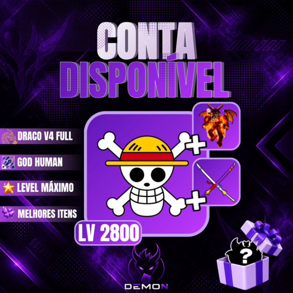 『🐲』DRACO FULL V4 + 10~30 MILHÕES DE BOUNTY + CDK + 💪 GODHUMAN + LEVEL MÁXIMO
