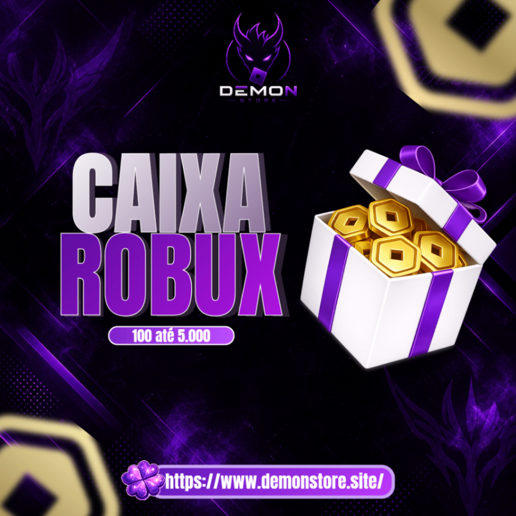 💎 CAIXA ROBUX de 100 até 5.000 Robux!