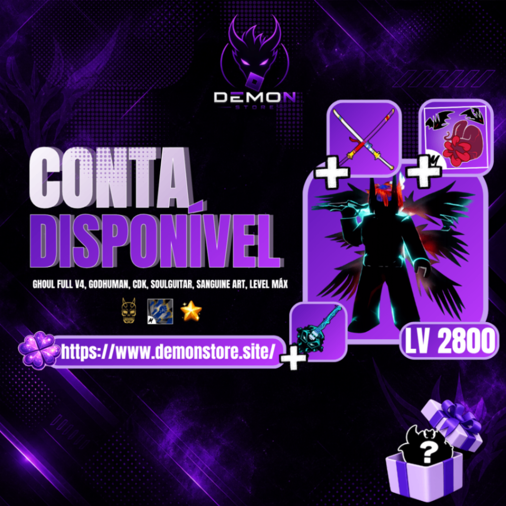 『 🩸 』 GHOUL FULL V4 + SANGUINE ART + CDK +💪 GODHUMAN + LEVEL MÁXIMO