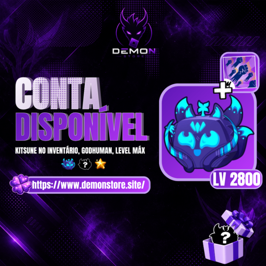 『🦊』 KITSUNE NO INVENTÁRIO + LEVEL MÁXIMO