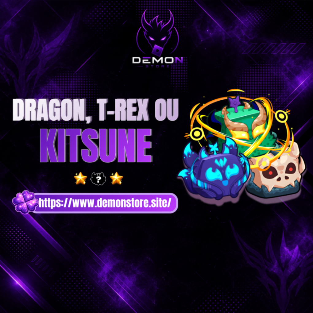 🦊🦖🐲 DRAGON, T-REX OU KITSUNE NO INVENTÁRIO [🔥 Popular 🔥]