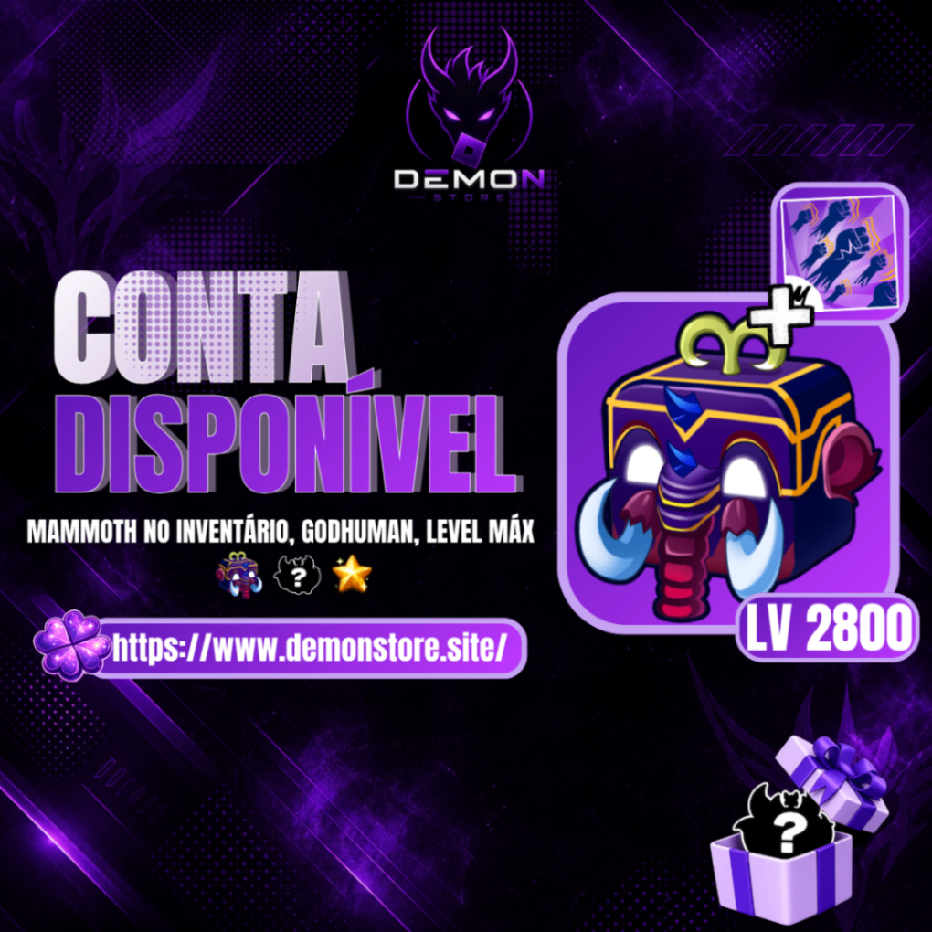『🐘』MAMMOTH NO INVENTÁRIO + LEVEL MÁXIMO