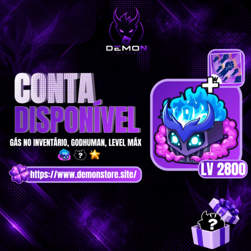 『💨』GAS NO INVENTÁRIO + GODHUMAN + LEVEL MÁXIMO