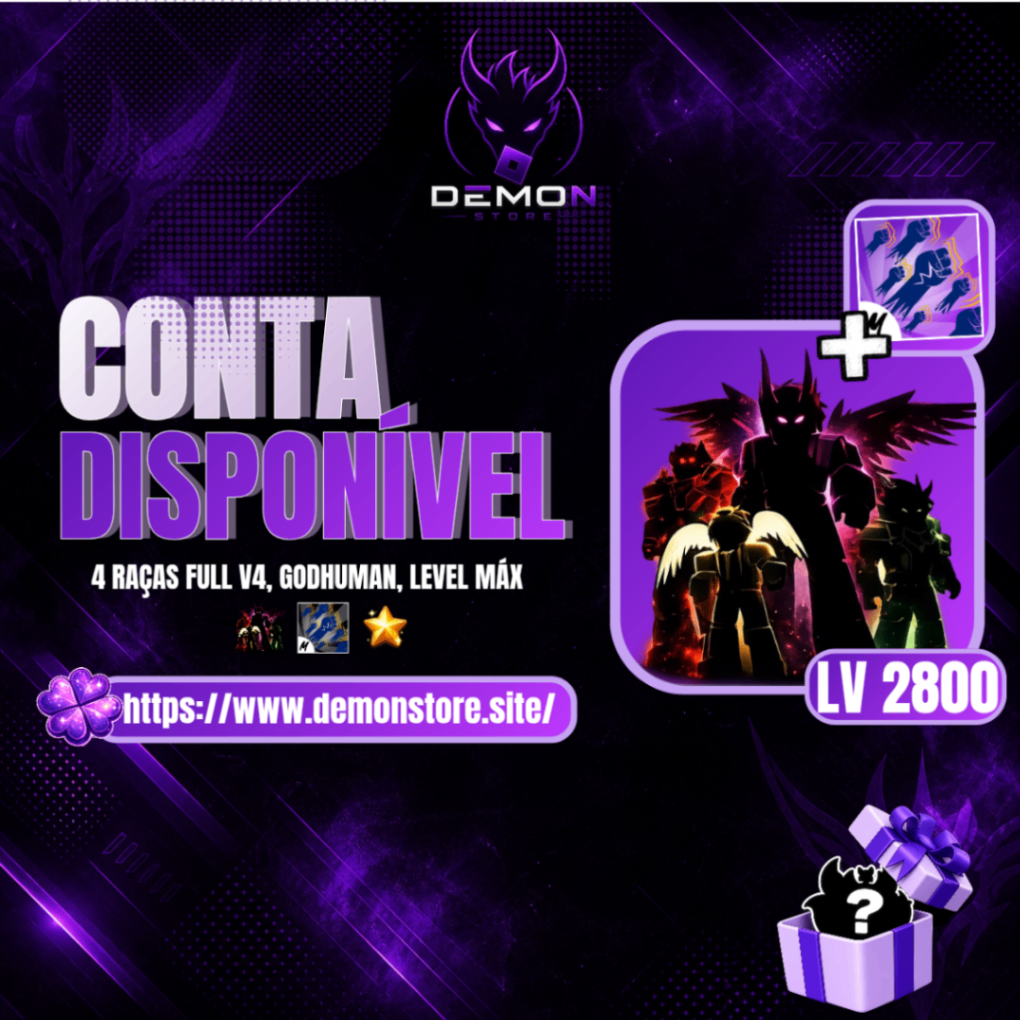 4 Raças V4 FULL + 💪 GODHUMAN + LEVEL MÁXIMO