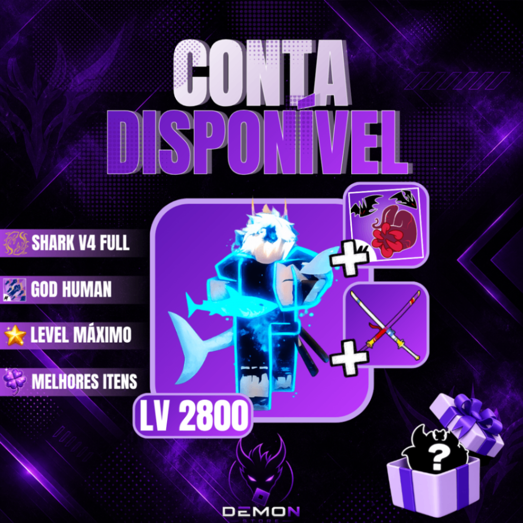 『🦈』SHARK FULL V4 + CDK + 💪 GODHUMAN + LEVEL MÁXIMO