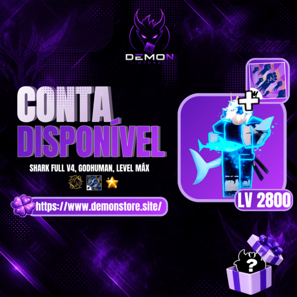 『🦈』SHARK FULL V4 + 💪 GODHUMAN + LEVEL MÁXIMO